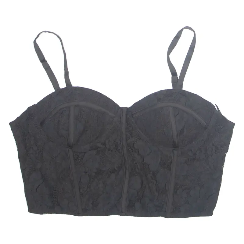 COAST Womens Corset Black Sleeveless UK 12