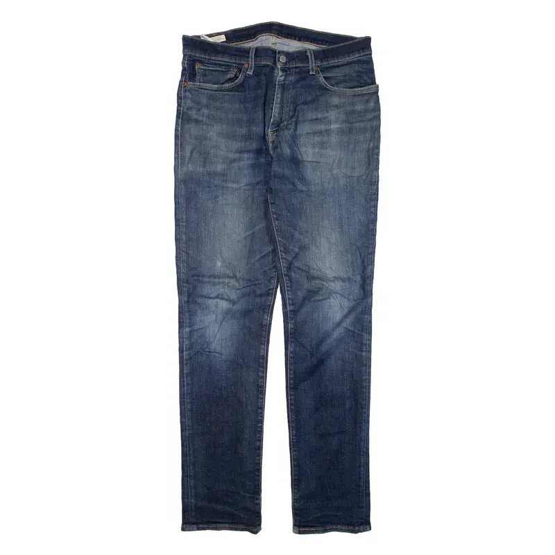 LEVI'S 511 BIG E Jeans Mens Blue Slim Straight W34 L34