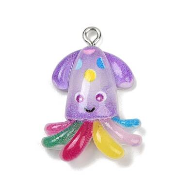 Marine Organism Resin Pendants