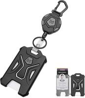 MNGARISTA Retractable Heavy Duty Badge Reel, Stylish MNGARISTA Retractable Badge Holder with 31.5\