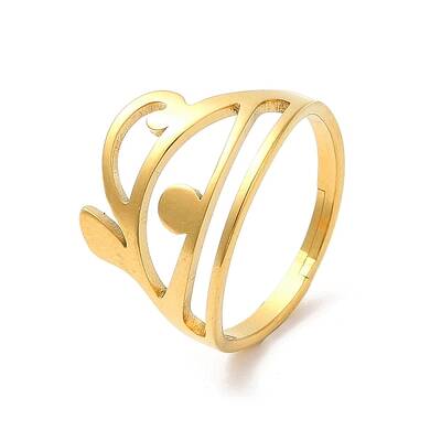 Ion Plating(IP) 304 Stainless Steel Finger Rings