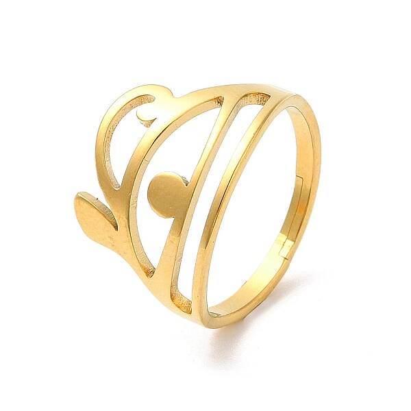 Ion Plating(IP) 304 Stainless Steel Finger Rings