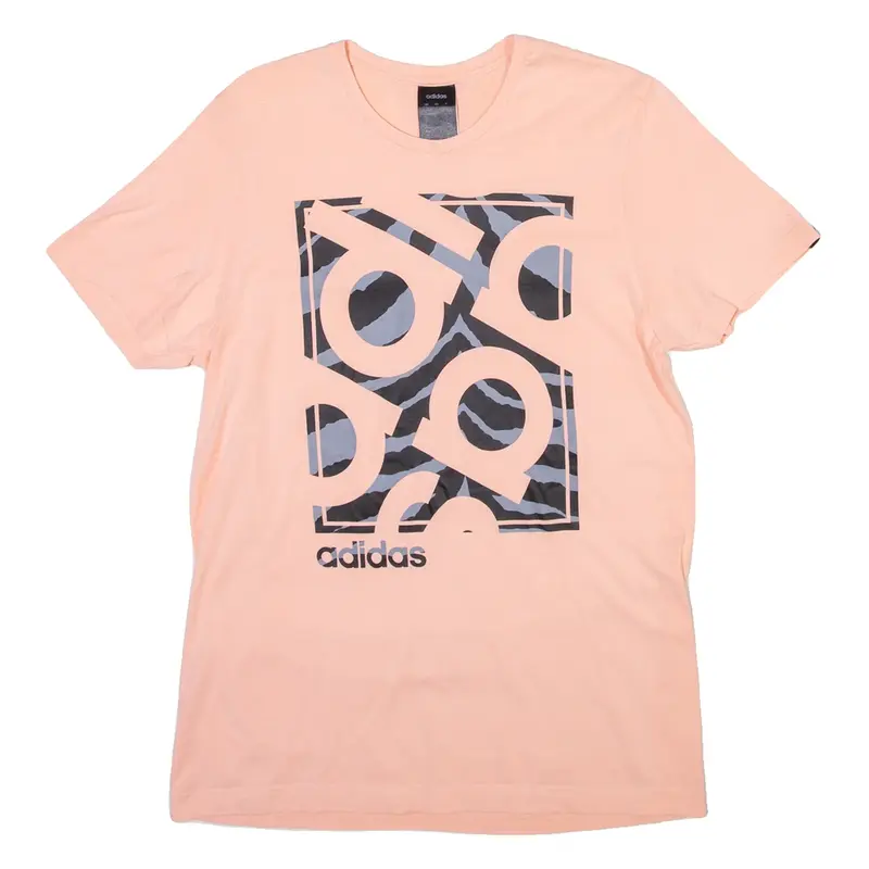 ADIDAS Mens T-Shirt Pink S