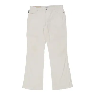 Moschino Jeans Trousers - 32W UK 10 Cream Cotton Blend