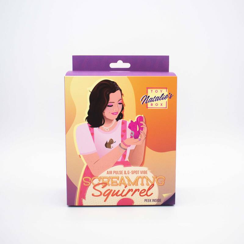 Screaming Squirrel Air Pulse and G-Spot Vibrator