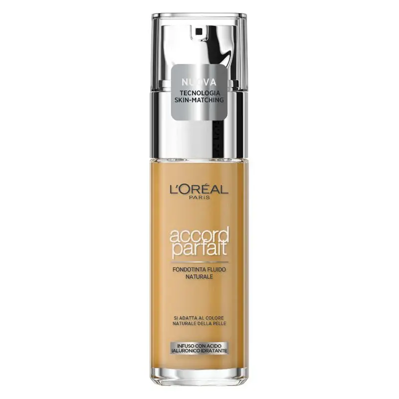 L'Oréal Accord Parfait Fluid Foundation Naturale Effect 4.D/4.W - Natural Doré (30 ml)