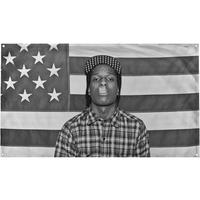 A$AP Mob Rocky 3x5Ft Flags Tapestry Art Print Wall Hanging for College Dorm Men Cave Decoration Bedroom Banner with 4 Brass G...