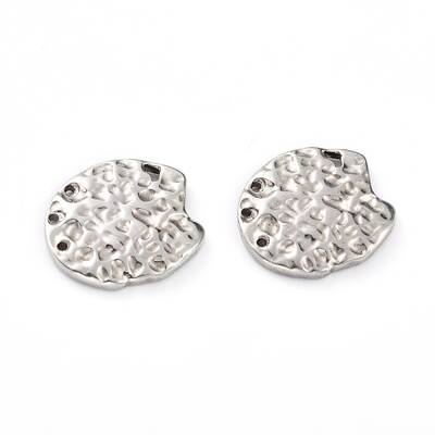 Non-Tarnish Hammered 304 Stainless Steel Chandelier Component Links