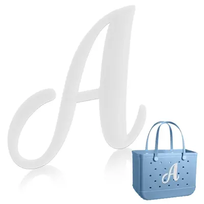 Decorative Lettering Charms for Bogg Bag/Beach Bag, Alphabet Lettering Accessories Bogg Bag Charms Insert, Letters for Person...