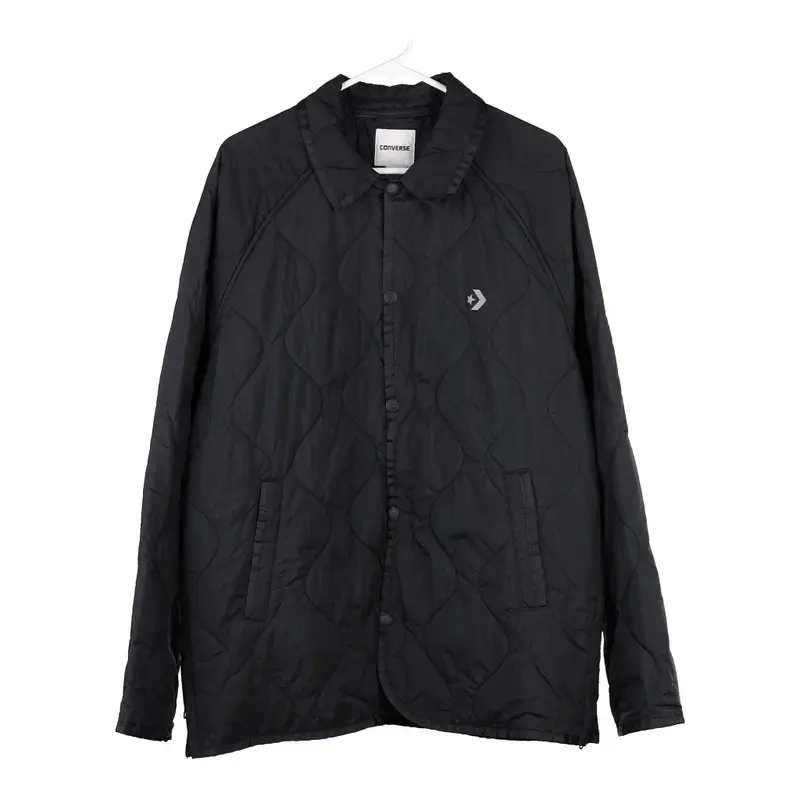Converse Jacket - Large Black Polyester