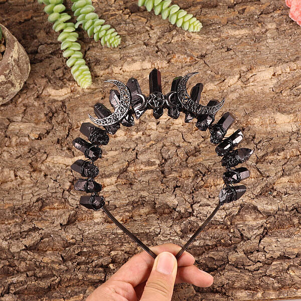 Natural Quartzl Crystal Hair Bands