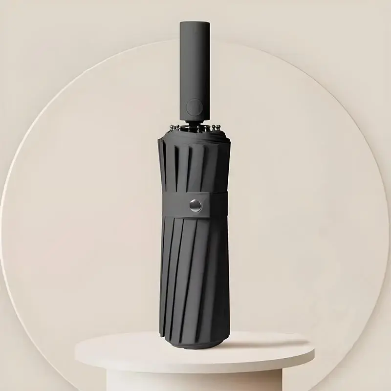 16k Double-bone Large Umbrella, Summer Portable Automatic Foldable Durable Sunshade Umbrella, Modern Simple Luxury Windproof ...