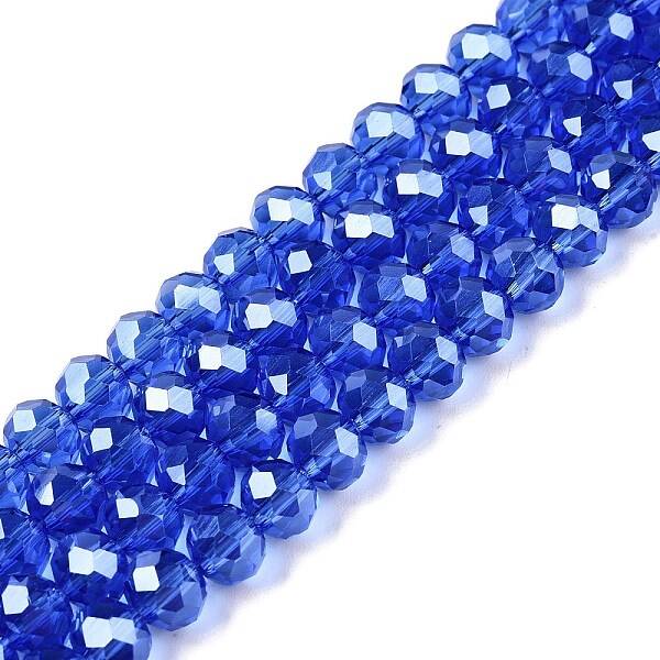 Electroplate Glass Beads Strands