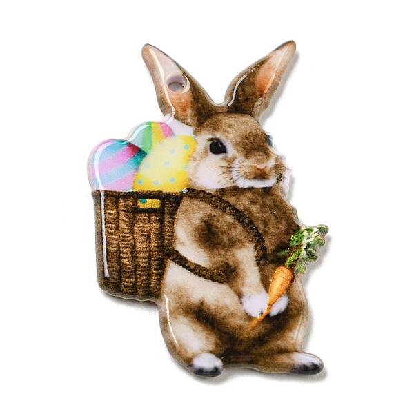 Easter Opaque Acrylic Sided Pendants