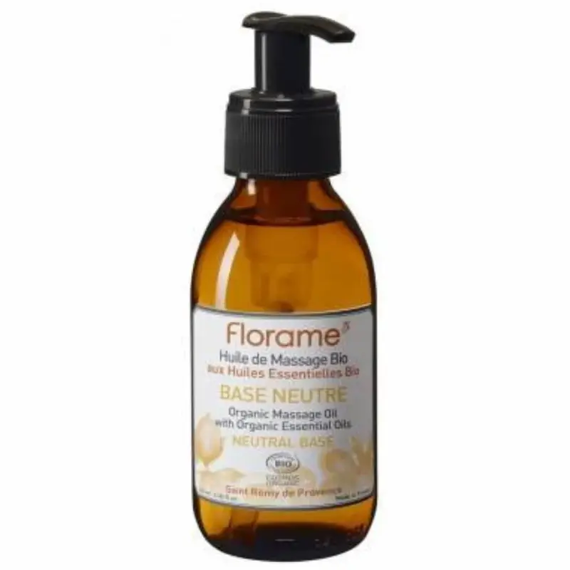 Florame Organic Neutral Base Massage Oil 120ml