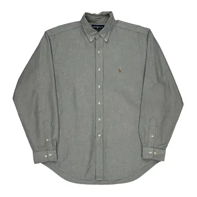 Yarmouth Ralph Lauren Shirt - Large Grey Cotton