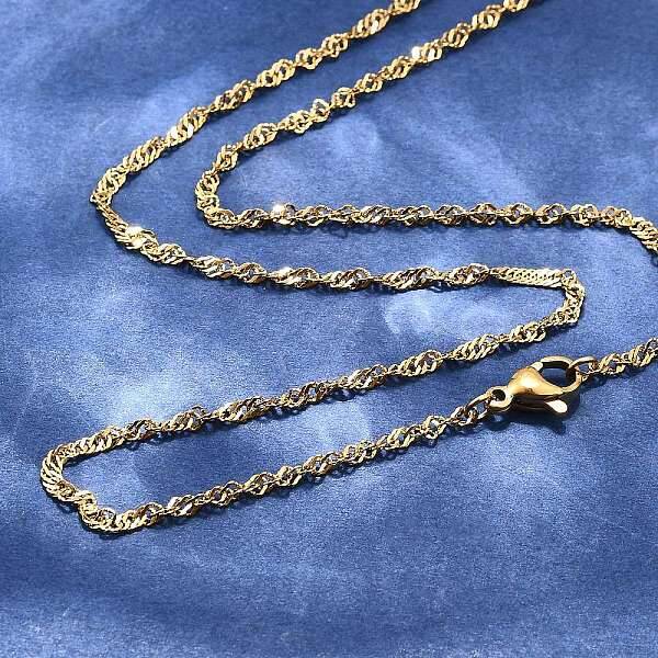 304 Stainless Steel Chain Necklaces