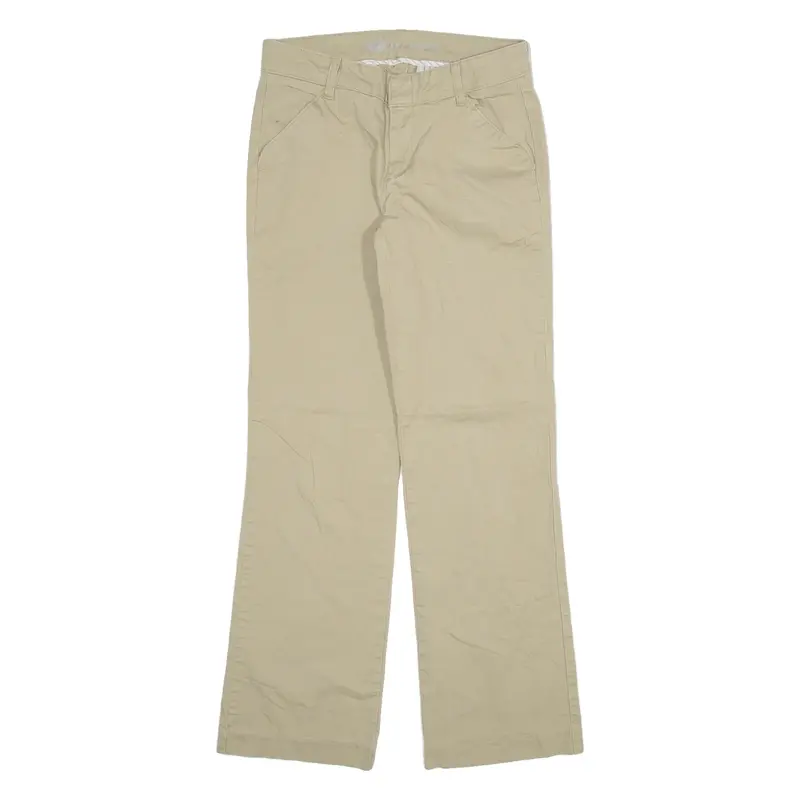 DICKIES Womens Trousers Beige Relaxed Straight W29 L30