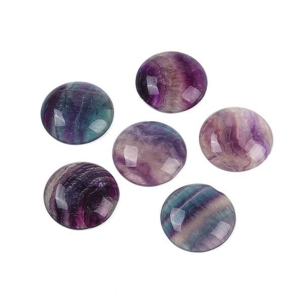 Natural Colorful Fluorite Cabochons