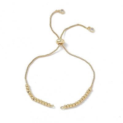 Brass Rhinestone Slider Bracelet Makings