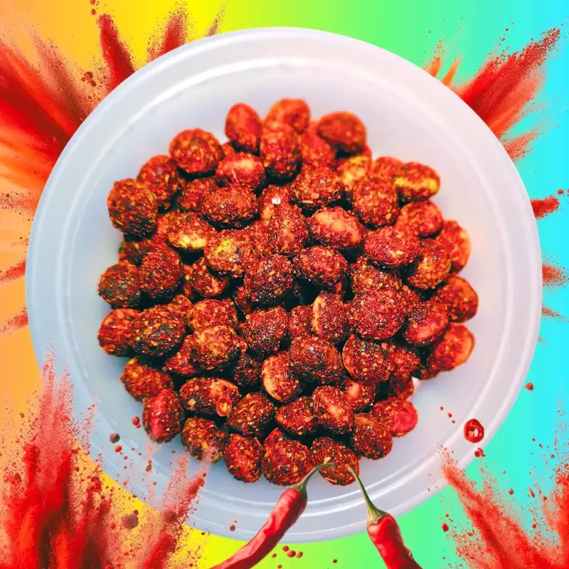 Skittlez Chamoy 5oz Jar Spicy Candy Snack mexican candy | Chamoy Calavera taffy spicy candy