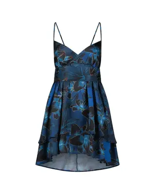 Ivy Mini Dress | Size: XS | Color: Blue Flowers
