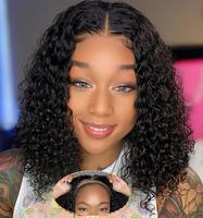 Deep Wave BOB Wig Human Hair 4x4 HD Curly BOB Lace Front Wigs Human Hair Pre Plucked Wear And Go Glueless Short Curly Frontal...