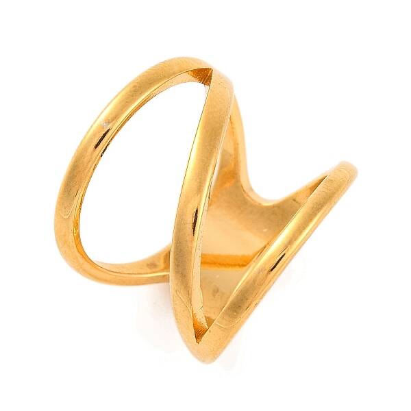 Ion Plating(IP) 304 Stainless Steel Finger Rings for Women