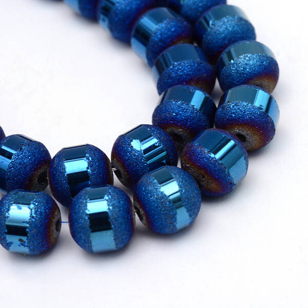 Electroplate Glass Bead Strands