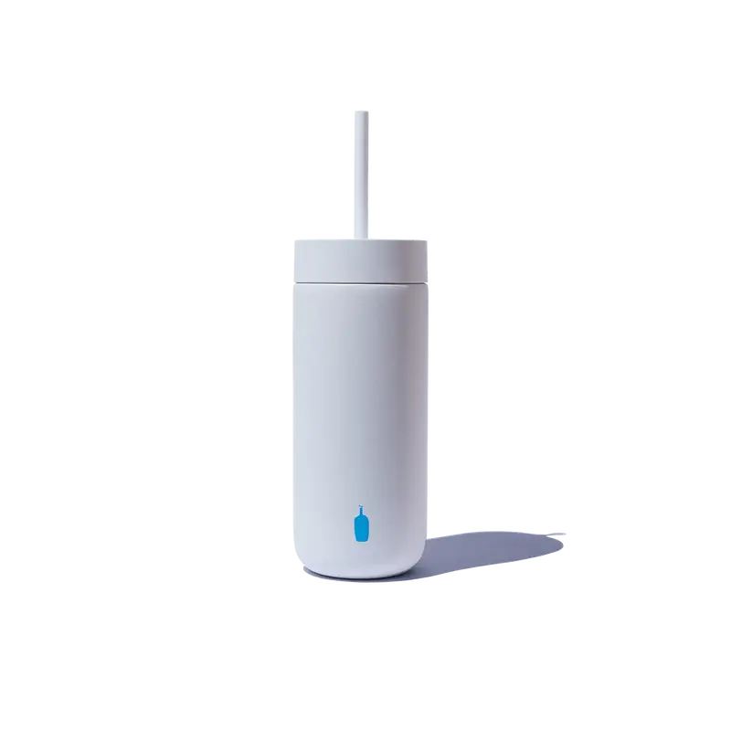 Fellow 16-Ounce Carter Cold Tumbler, Includes Drip-resistant Lid with Straw, Sized for Most Car Cup Holders