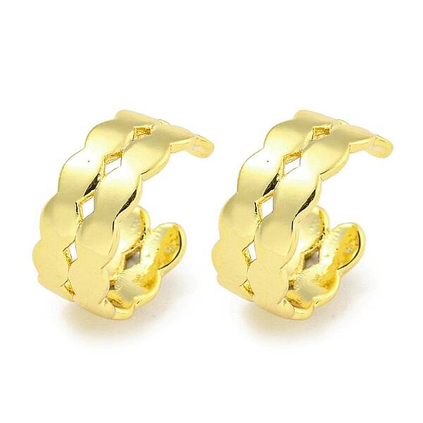 Brass Cuff Earrings for Women