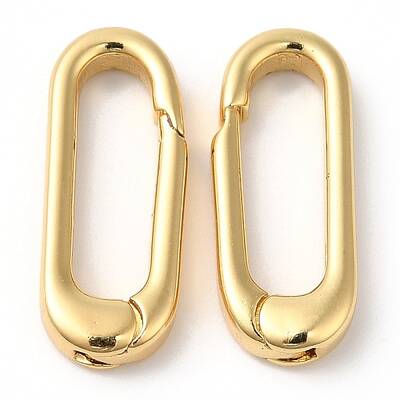 Brass Spring Gate Rings