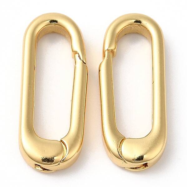 Brass Spring Gate Rings