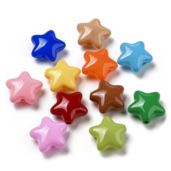Opaque Acrylic Beads