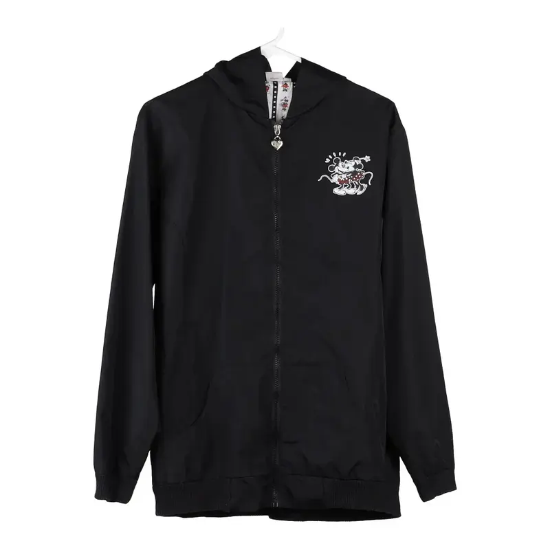 Mickey Mouse Disney Graphic Jacket - Medium Black Polyester