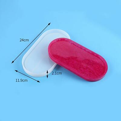 Food Grade Oval Coaster Silicone Molds