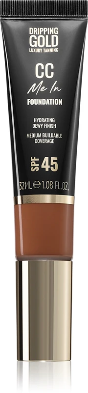 Dripping Gold CC Me In light foundation SPF 45 color Amber 09 32 ml
