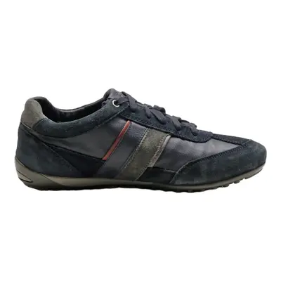 GEOX Sneaker Trainers Blue Leather Mens UK 7.5