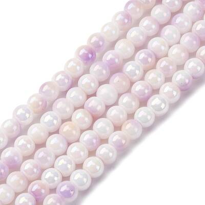 Pearlized Handmade Lampwork Beads Strands
