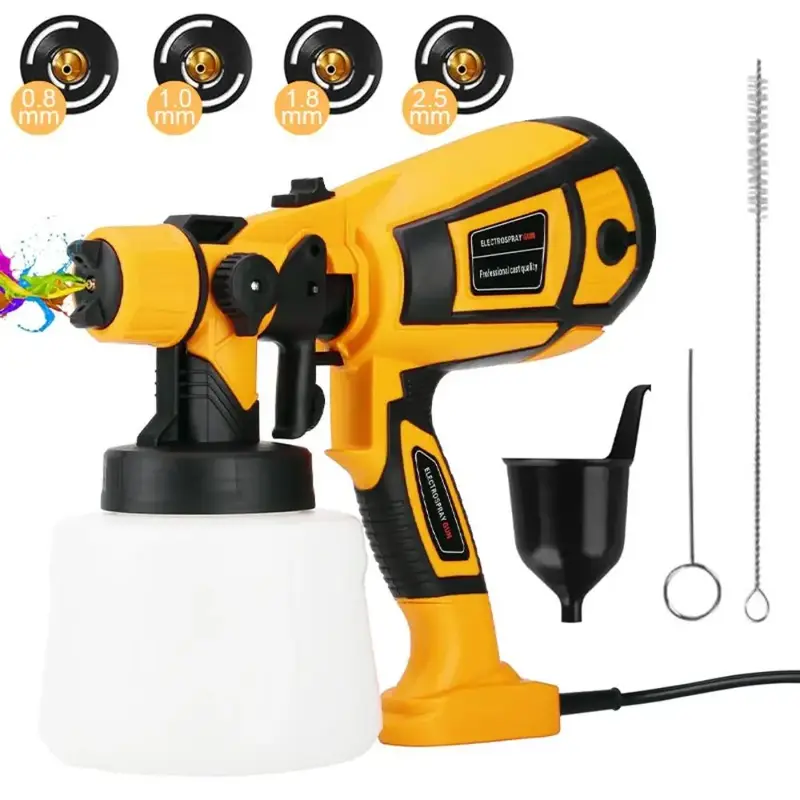 Electric Paint Sprayer, 1 Count Portable High Pressure Disinfectant Spray Paint Machine, Household Paint Sprayer, Airbrush Sa...