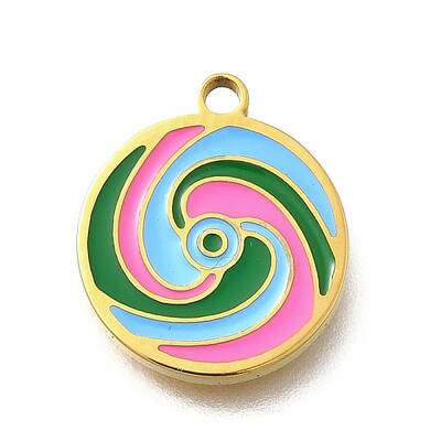 304 Stainless Steel Enamel Charms