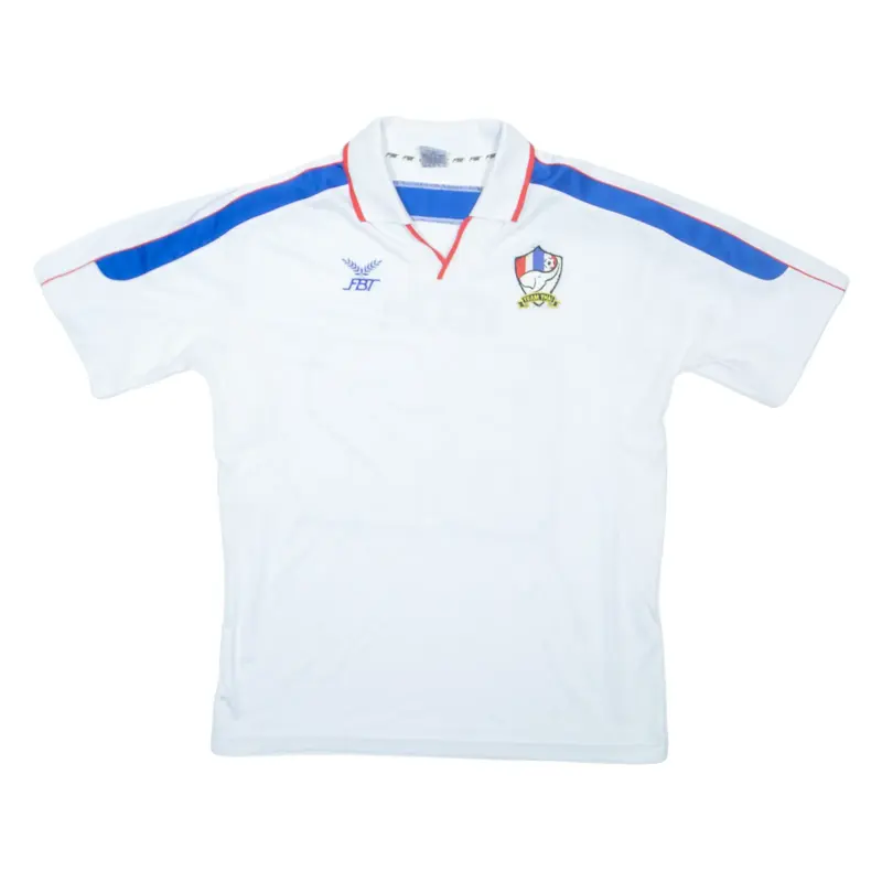 FBT Team Thai Mens Football Shirt Jersey White Collared XL