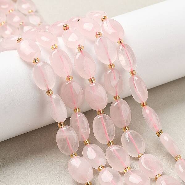 Natural Rose Quartz Beads Strands
