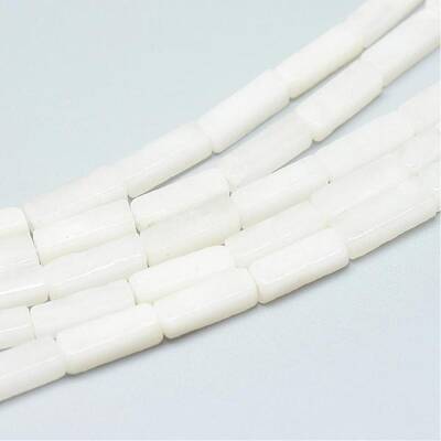 Natural White Jade Bead Strands