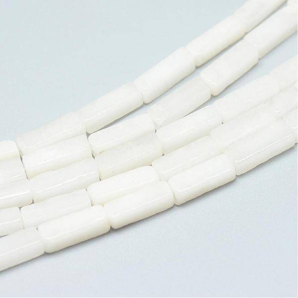 Natural White Jade Bead Strands