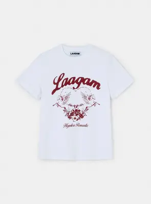 ROMANTIC COTTON LOGO T-SHIRT | Size: S