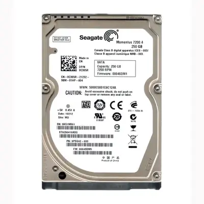C385R Dell 250GB 7200RPM SATA 3Gb/s 16MB Cache 2.5-Inch Hard Drive