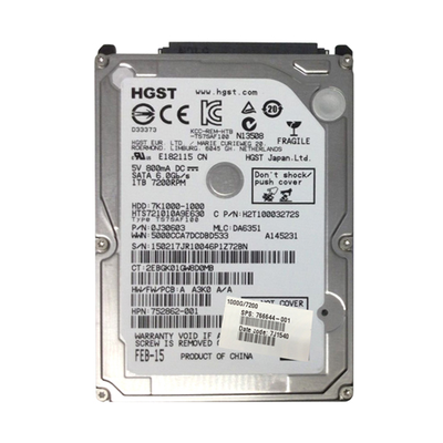 766644-001 HP 1TB 7200RPM SATA 6Gb/s 2.5-Inch Hard Drive