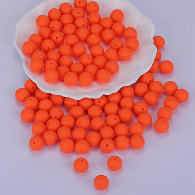 Round Silicone Focal Beads