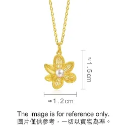 'Taffy' 999.9 Gold Pearl Necklace